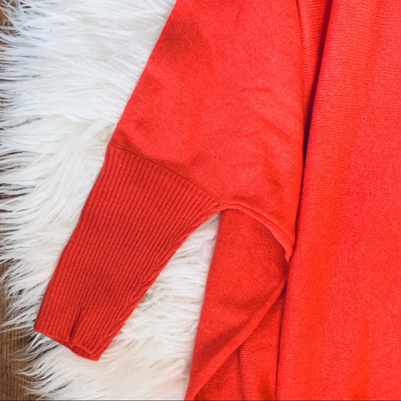 DVF oversized wool/cashmere orange sweater - Picture 6 of 8